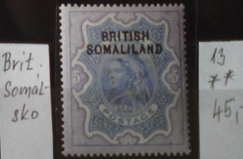 Britské Somálsko 13 **