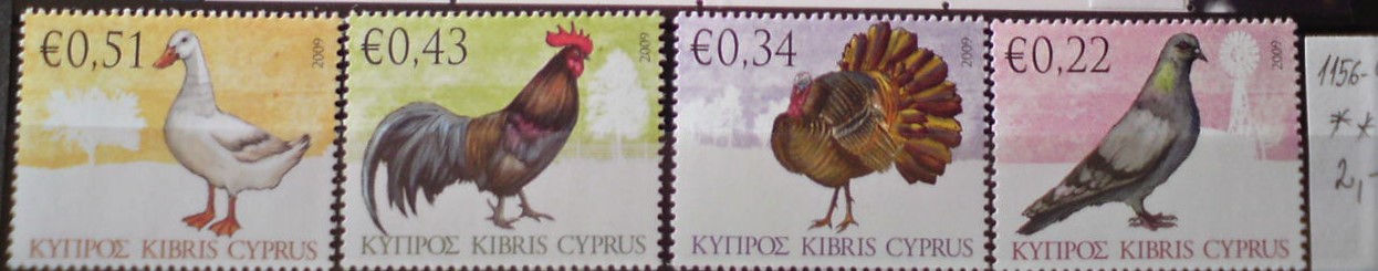 Cyprus 1156-9 **