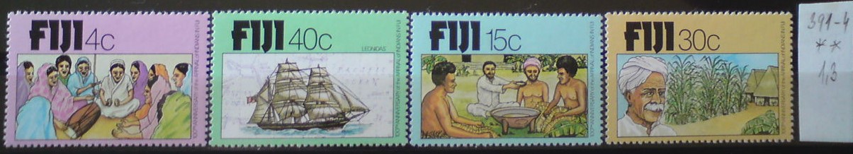 Fidži 391-4 **