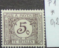 Belgické Kongo P 1 *