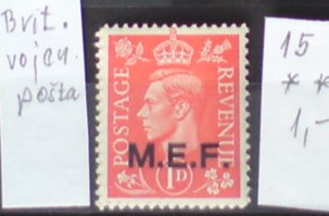 Britská vojenská pošta 15 **