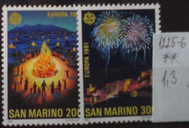 San Marino Mi 1225-6 **