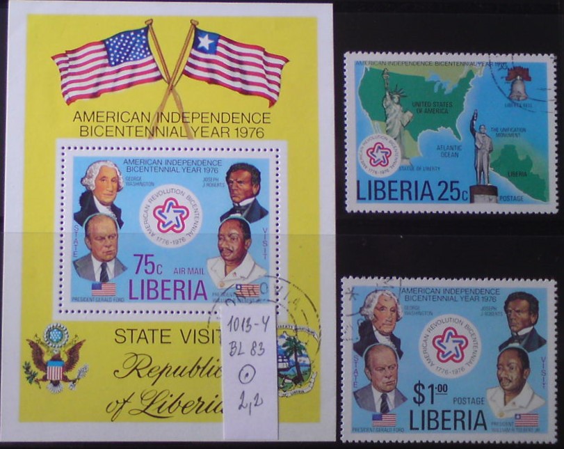 Libéria 1013-4 + BL 83