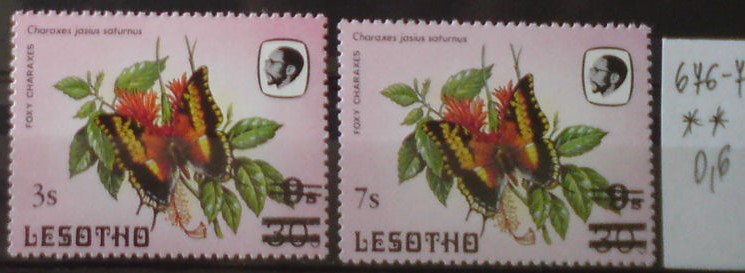 Lesotho 676-7 **