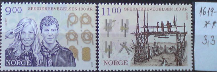 Nórsko Mi 1619-0 **