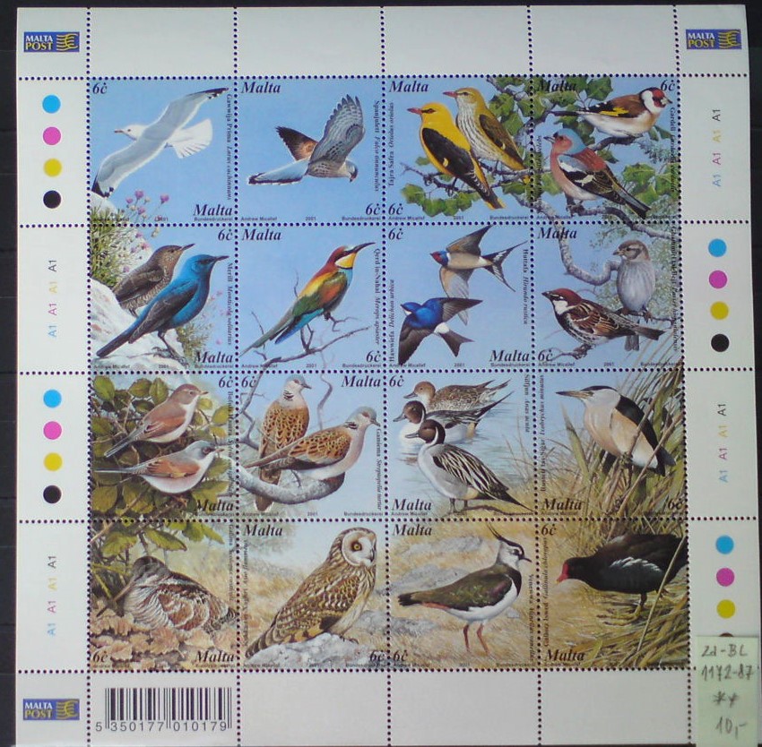 Malta 1172-87 zd BL **