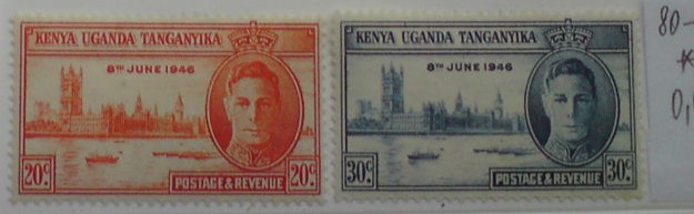 Kenya Uganda Tanganika 80-1 *