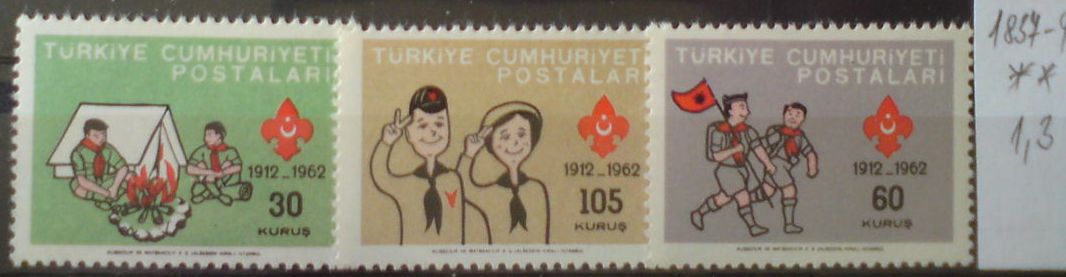 Turecko Mi 1837-9 **