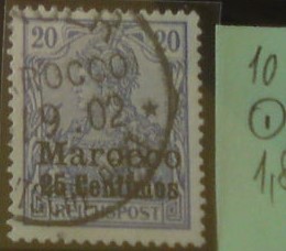 Nemecká pošta v Maroku 10