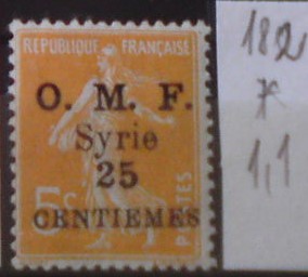 Sýria-Francúzsky mandát 182 *