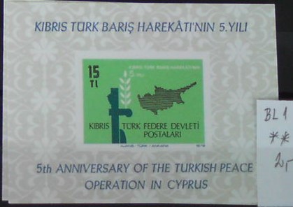 Turecký Cyprus BL 1 **