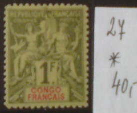 Francúzske Kongo 27 *