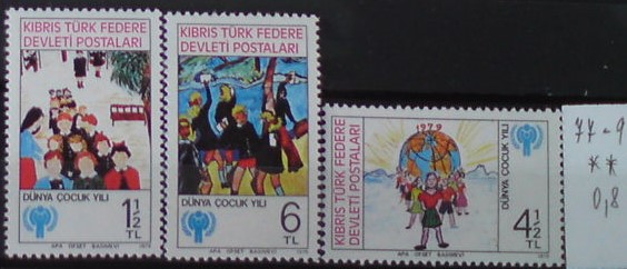 Turecký Cyprus 77-9 **