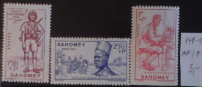 Dahomey 147-9 **/*