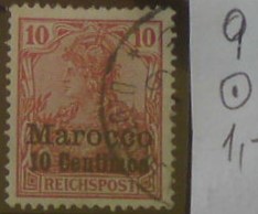 Nemecká pošta v Maroku 9