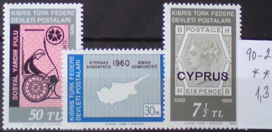 Turecký Cyprus 90-2 **
