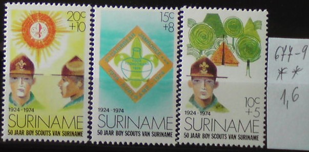Surinam 677-9 **