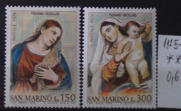 San Marino Mi 1125-6 **